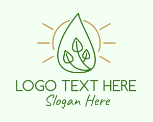 Relaxation - Natural Sprout Oil Extract logo design