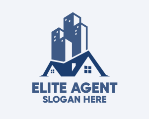 Agent - Blue City Home logo design
