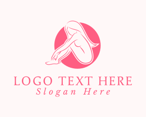 Period - Erotic Woman Model logo design
