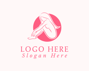 Labia - Erotic Woman Model logo design