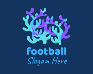 Colorful Coral Reef Logo