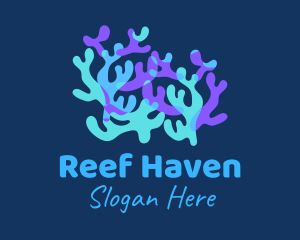 Reef - Colorful Coral Reef logo design