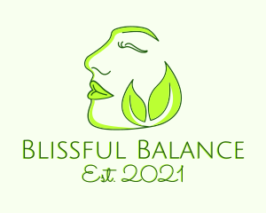 Eco Woman Face Spa logo design