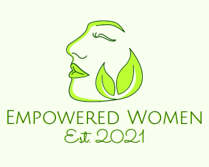 Eco Woman Face Spa logo design