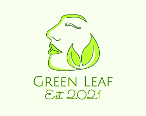 Eco Woman Face Spa logo design