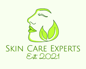 Eco Woman Face Spa logo design