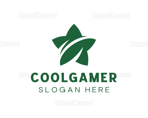 Organic Star Leaf Logo