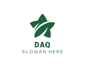 Organic Star Leaf Logo