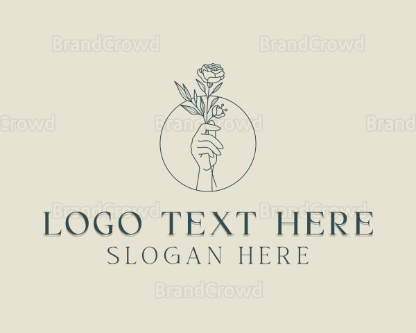 Rose Floral Styling Logo