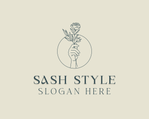 Rose Floral Styling logo design