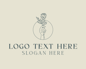 Rose Floral Styling Logo