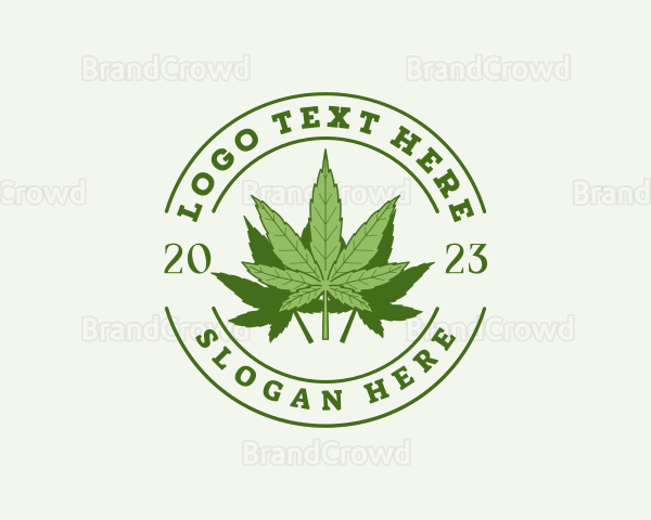 Marijuana Weed Leaf Logo