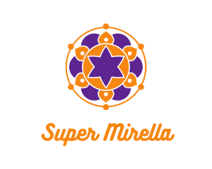 Garden - Floral Mandala Pattern logo design