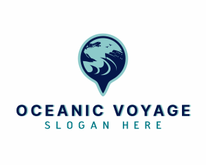 Cruise - Travel Cruise Vacation logo design