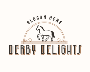 Derby - Trotting Horse Ranch logo design