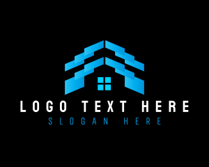 Rental - Roofing Home Improvement logo design