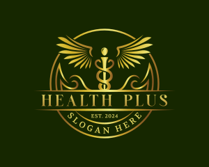 Medical Health Caduceus logo design