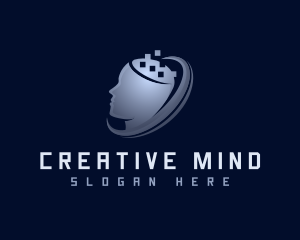 AI Cyber Mind logo design