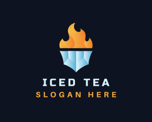 Cold Ice Fire logo design