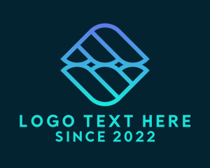 Cyberspace - Gradient Tech Business logo design