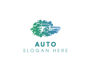 Smoke Car Auto logo design