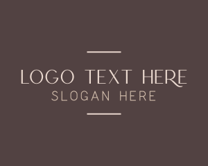 Cafe - Elegant Luxury Wordmark logo design