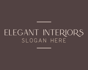 Elegant Luxury Wordmark logo design