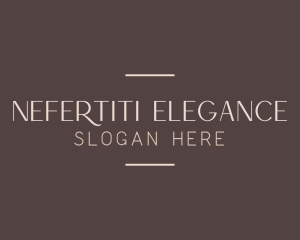 Elegant Luxury Wordmark logo design