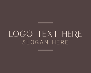 Dresses - Elegant Luxury Wordmark logo design