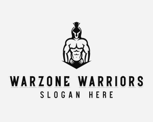 Strong Warrior Man logo design