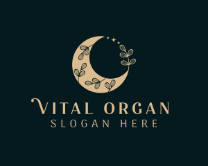 Holistic Organic Moon logo design