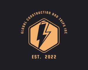 Thunder - Electric Company Thunder Bolt logo design