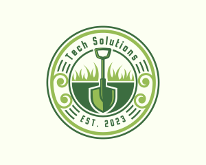 Shovel Gardening Eco Logo