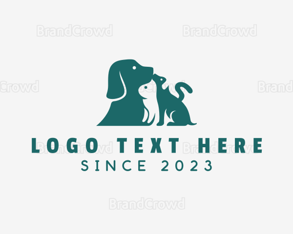 Pet Animal Grooming Logo