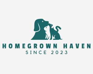 Domestic - Pet Animal Grooming logo design