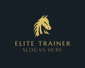 Elegant Horse Head logo design