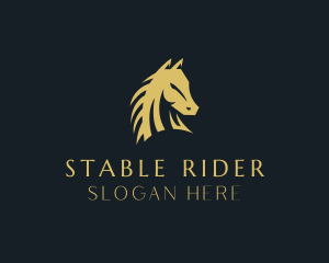 Horseman - Elegant Horse Head logo design