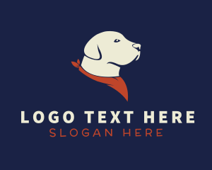Dog Cafe - Scarf Dog Veterinary logo design