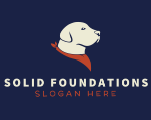 Scarf Dog Veterinary Logo