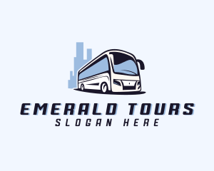 Travel Transport Bus logo design