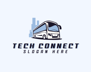 Liner - Travel Transport Bus logo design