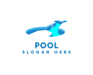 Wrench Pool Maintenance logo design