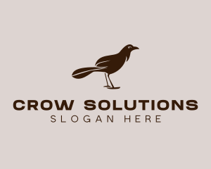 Crow - Animal Bird Aviary logo design