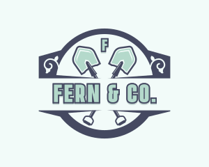 Fern - Lawn Gardening Shovel logo design