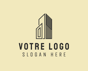 Office - Real Estate City Building logo design