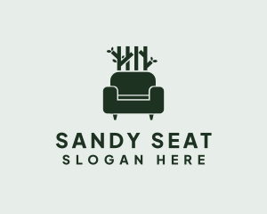 Bamboo Armchair Furniture logo design