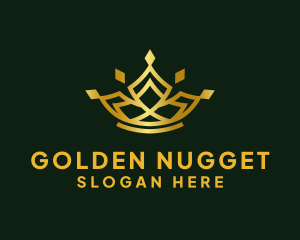 Golden Royal Crown logo design