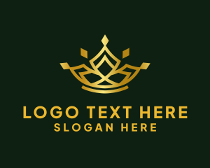 Standard - Golden Royal Crown logo design