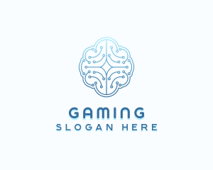 Ai - Brain Programming AI logo design
