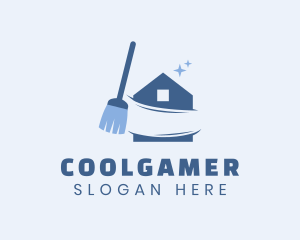 Broom Housekeeper Clean Logo